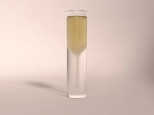 design-glass champagne 3D Model