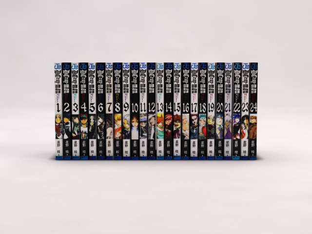 book---manga d gray-man Modèle 3D .c4d .max .obj .3ds .fbx .stl .blend 