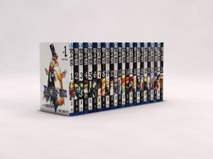 book---manga d gray-man Modèle 3D