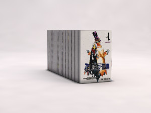 book---manga d gray-man Modèle 3D