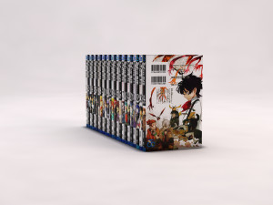 book---manga d gray-man Modèle 3D