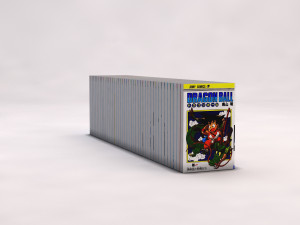 book---manga dragon ball 3D Модель