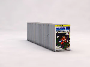 book---manga dragon ball 3D Model