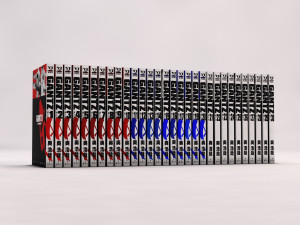 book--manga gantz 3D-Modell