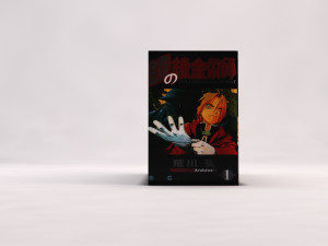 book---manga fullmetal alchemist 3D-Modell