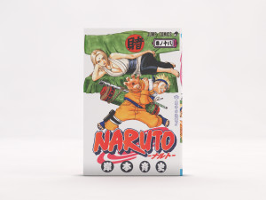 book---manga individual---set 01 3D मॉडल