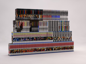 book---manga 3D-Modell