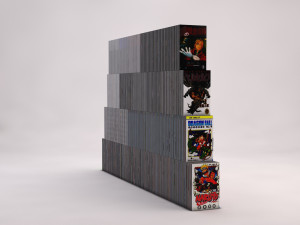 book---manga 3D-Modell
