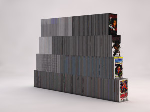 book---manga 3D-Modell