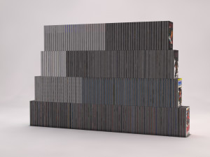 book---manga 3D-Modell