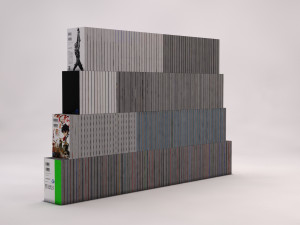 book---manga 3D-Modell