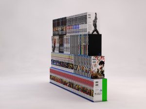 book---manga 3D-Modell