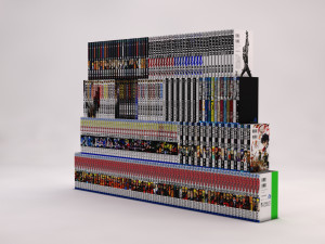 book---manga 3D-Modell