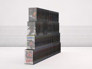book---manga 3D-Modell