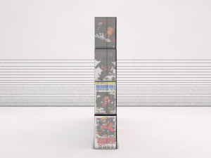 book---manga 3D-Modell