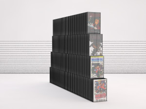 book---manga 3D-Modell