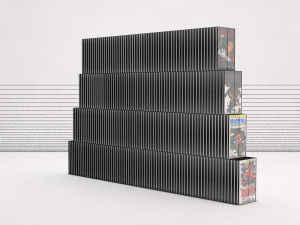 book---manga 3D-Modell