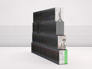 book---manga 3D-Modell