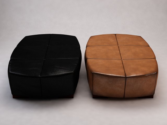 banquette---leather Modello 3D .c4d .max .obj .3ds .fbx .stl .blend 