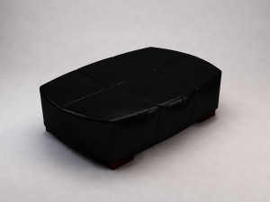 banquette---leather Modello 3D