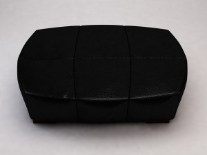 banquette---leather Modello 3D