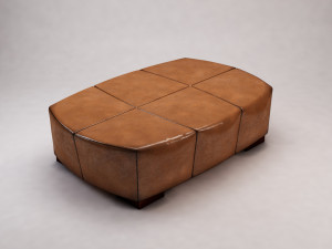 banquette---leather Modello 3D