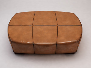 banquette---leather Modello 3D