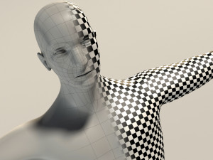 base mesh---man simple 3D Модель