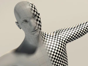base mesh---man simple 3D Model