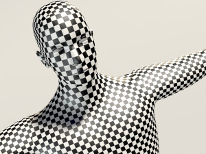 base mesh---man simple 3D Модель