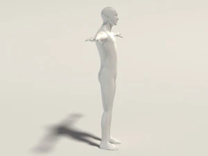 base mesh---man simple 3D Model