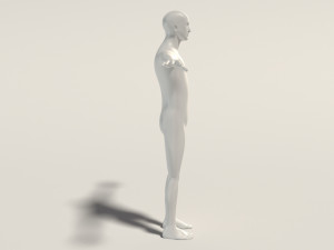 base mesh---man simple 3D Модель