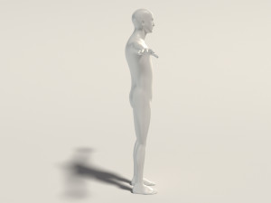 base mesh---man simple 3D Модель