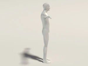 base mesh---man simple 3D Model