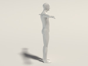 base mesh---man simple 3D Модель