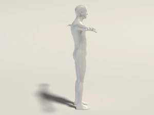 base mesh---man simple 3D Model