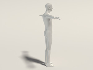 base mesh---man simple 3D Модель