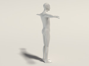base mesh---man simple 3D Модель