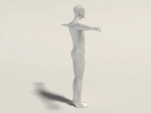 base mesh---man simple 3D Model