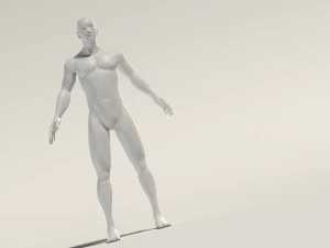 base mesh---man neutral t-pose 3D Model