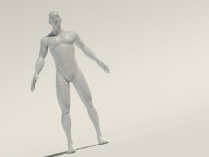base mesh---man neutral t-pose 3D Model