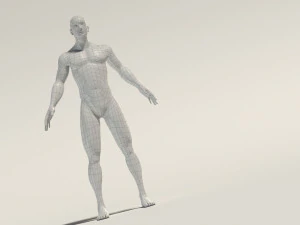 base mesh---man neutral t-pose 3D Model