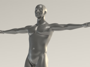 base mesh---man neutral t-pose 3D Model