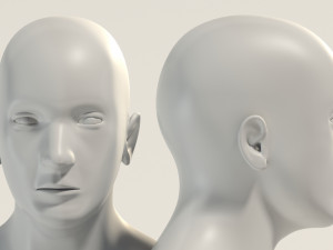 base mesh---man neutral t-pose 3D Model