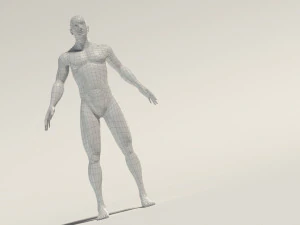 base mesh---man neutral t-pose 3D Model