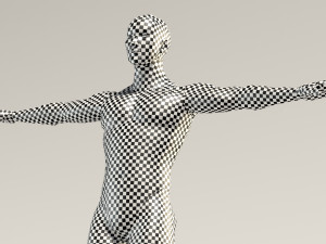 base mesh---man neutral t-pose 3D Model