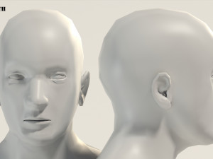 base mesh---man neutral pose 3D Model