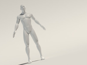 base mesh---man neutral pose 3D Model