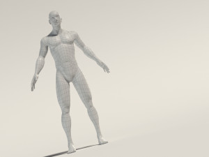 base mesh---man neutral pose 3D Model