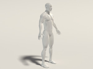 base mesh---man neutral pose 3D Model